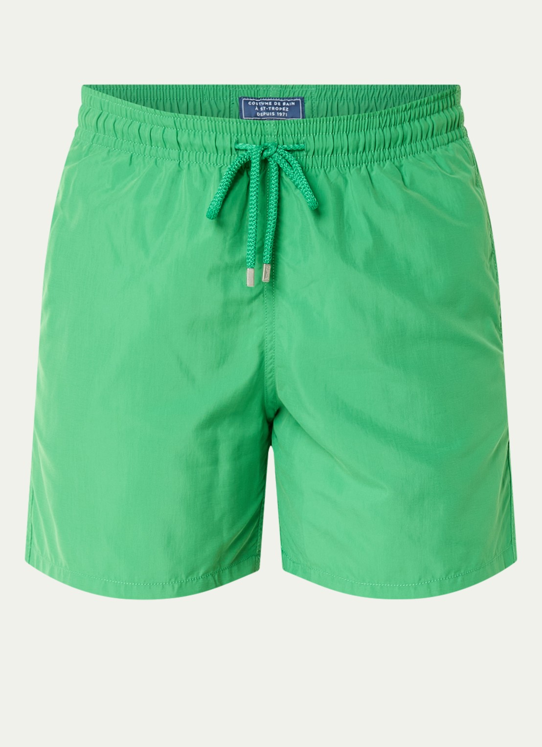 Vilebrequin Moorea zwemshorts met print en steekzakken - voorkant 3 groen