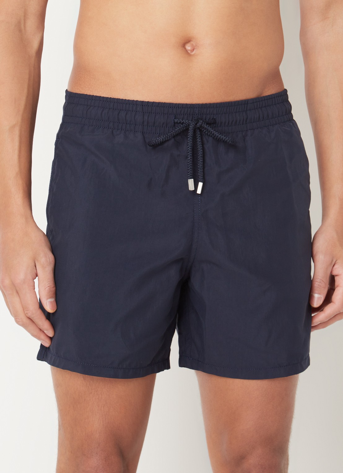Vilebrequin Moorea zwemshorts met steekzakken - detail 4 donkerblauw