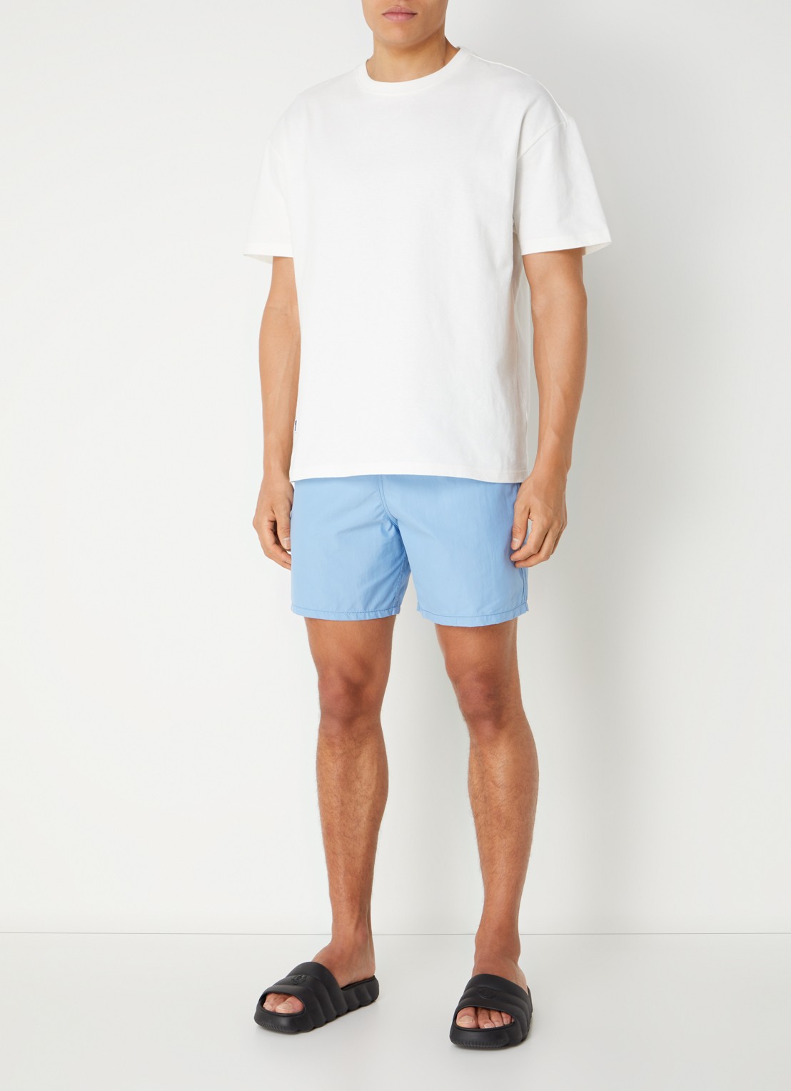 Vilebrequin Moorea zwemshorts met steekzakken - voorkant 3 blauw