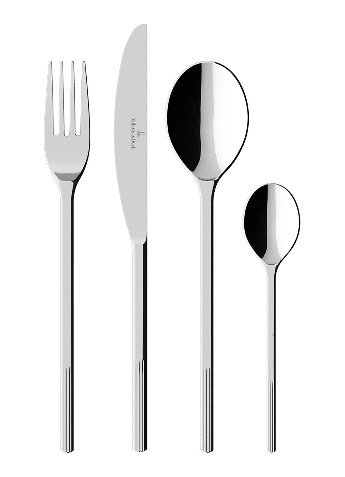 Villeroy & Boch Afina bestekset 24-delig - voorkant 3 zilver
