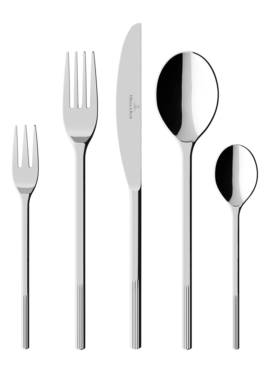 Villeroy & Boch Afina bestekset 30-delig - voorkant 4 zilver