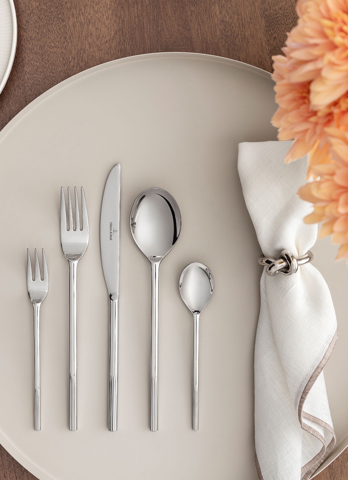 Villeroy & Boch Afina bestekset 30-delig - voorkant 5 zilver