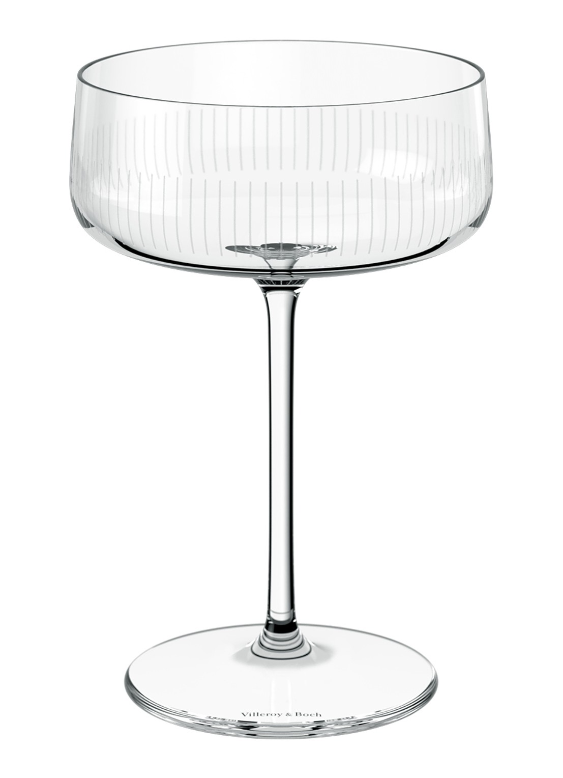Villeroy & Boch Afina champagneglas set van 4 - voorkant transparant