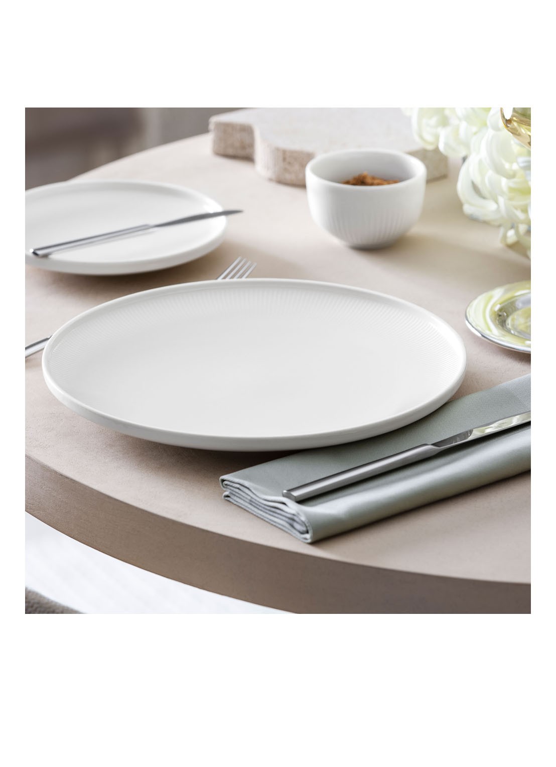 Villeroy & Boch Afina dipschaal 8,5 cm - detail 2 gebroken wit
