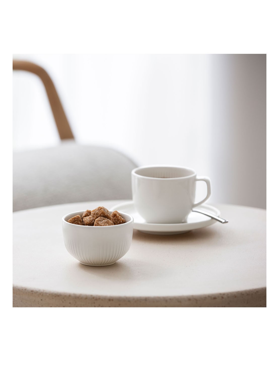 Villeroy & Boch Afina dipschaal 8,5 cm - detail 3 gebroken wit