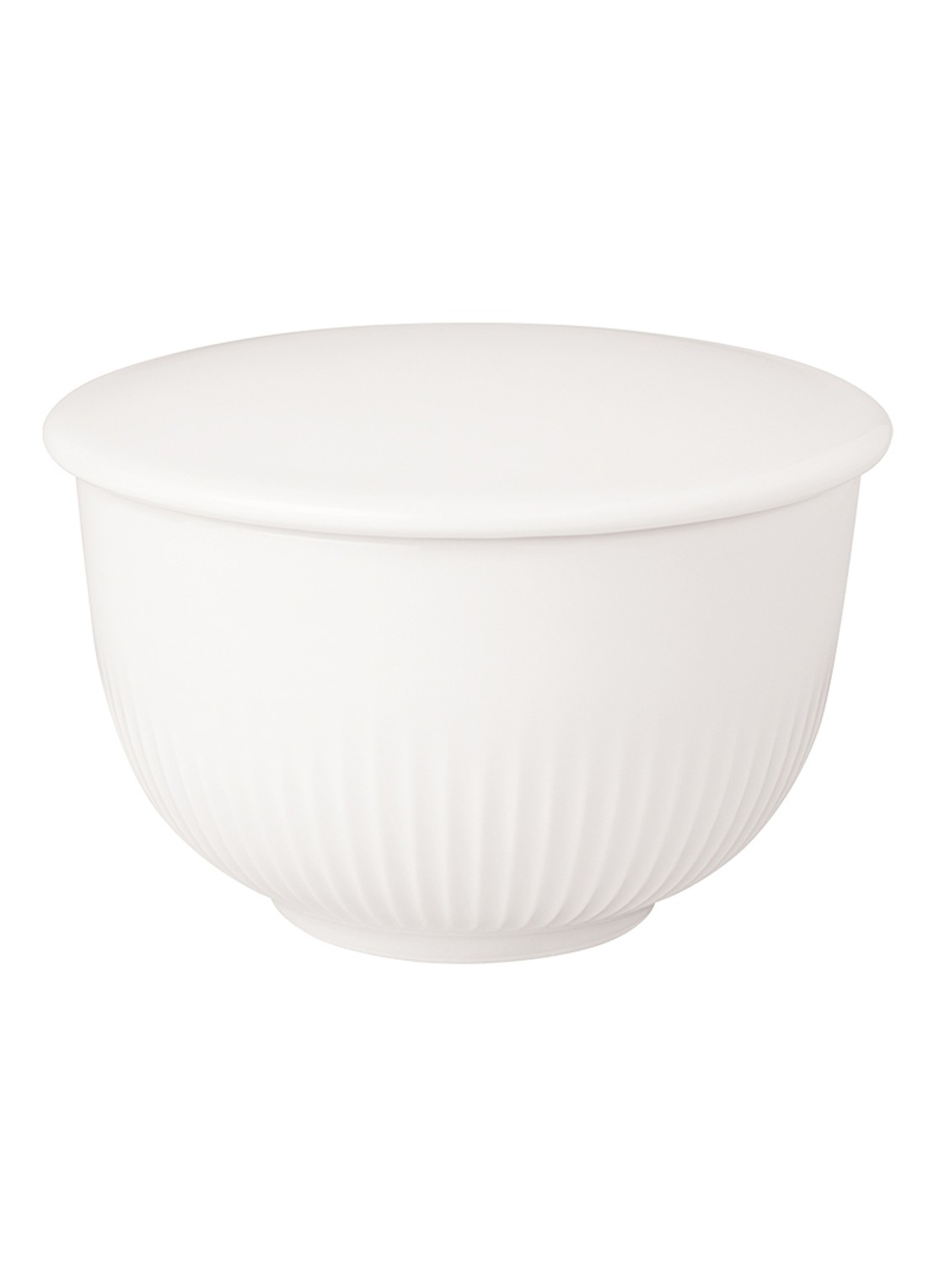 Villeroy & Boch Afina suikerpot 9 cl 2-delig - voorkant wit