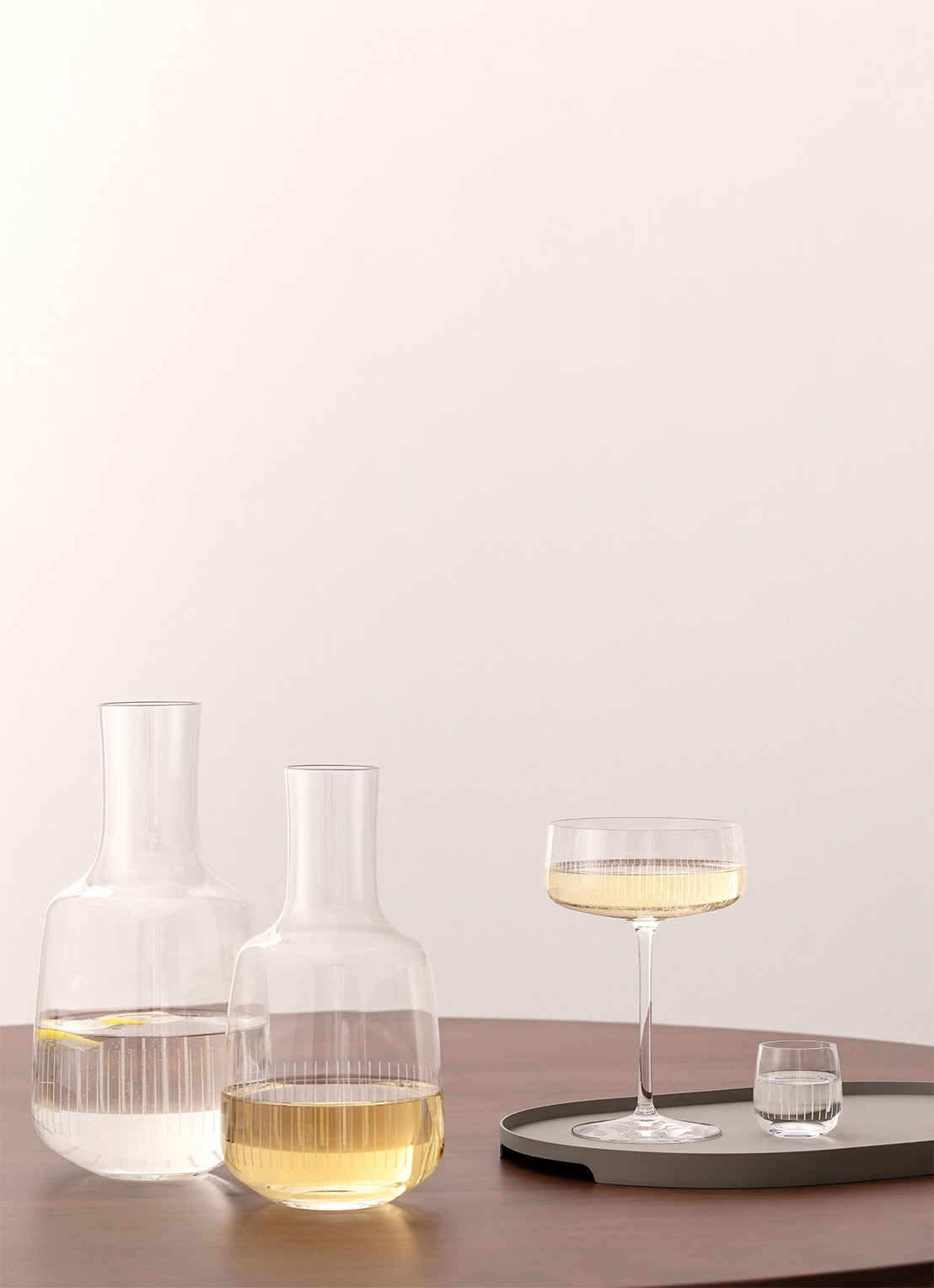 Villeroy & Boch Afina waterkan 75 cl - achterkant transparant