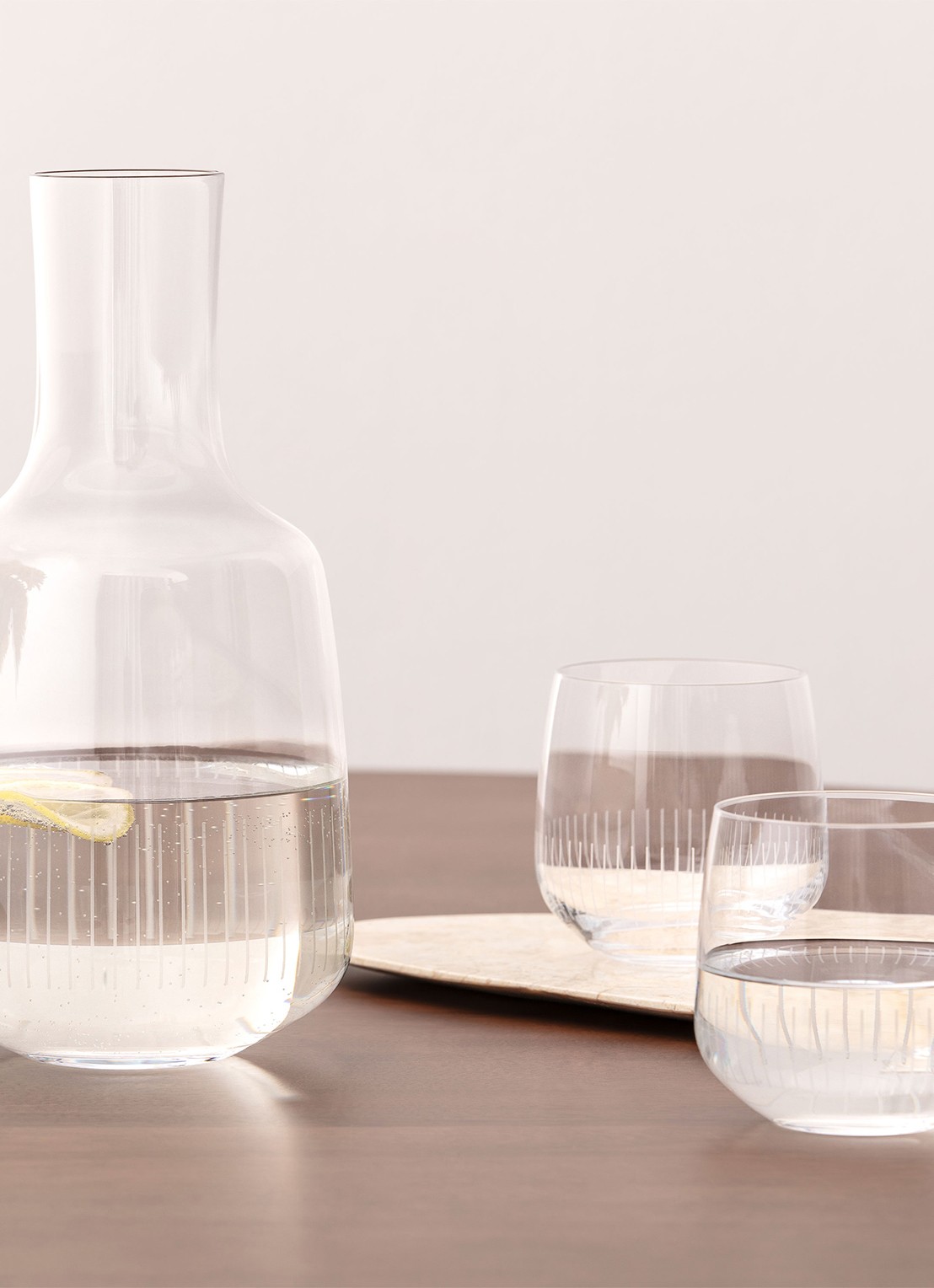 Villeroy & Boch Afina waterkan - voorkant 3 transparant