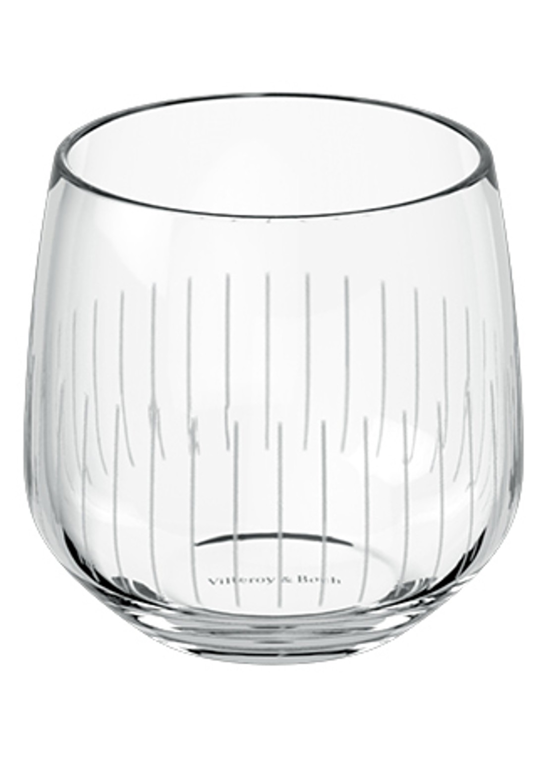 Villeroy & Boch Afina whiskyglas set van 4 - voorkant 3 transparant