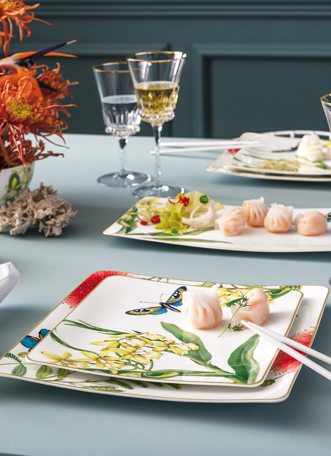 Villeroy & Boch Amazonia dinerbord 27 cm - voorkant 3 groen