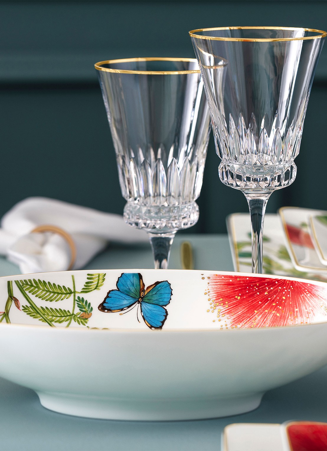 Villeroy & Boch Amazonia saladeschaal 30 cm - achterkant steenrood