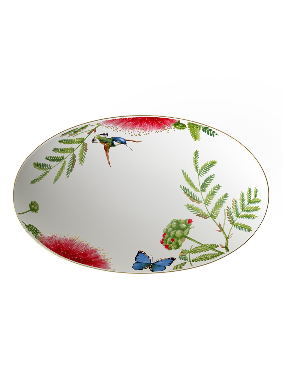 Villeroy & Boch Amazonia saladeschaal 30 cm - voorkant 4 steenrood