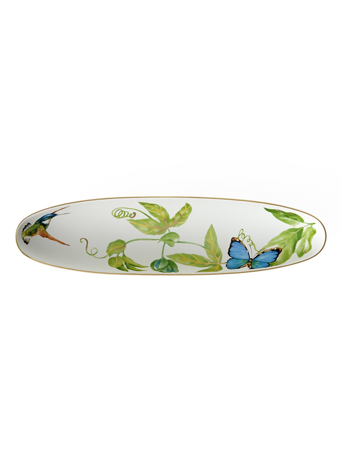 Villeroy & Boch Amazonia serveerschaal 29 cm - voorkant 2 donkerblauw