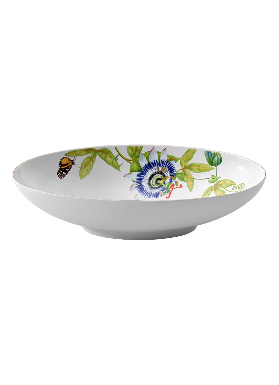 Villeroy & Boch Amazonia serveerschaal 38 cm - voorkant 2 donkerblauw
