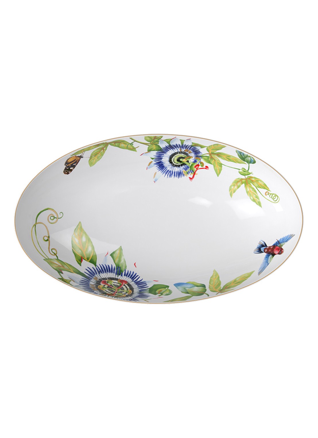Villeroy & Boch Amazonia serveerschaal 38 cm - voorkant 3 donkerblauw