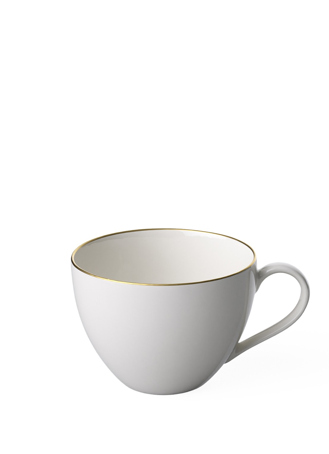 Villeroy & Boch Anmut Gold koffiekopje 20 cl - voorkant 2 gebroken wit