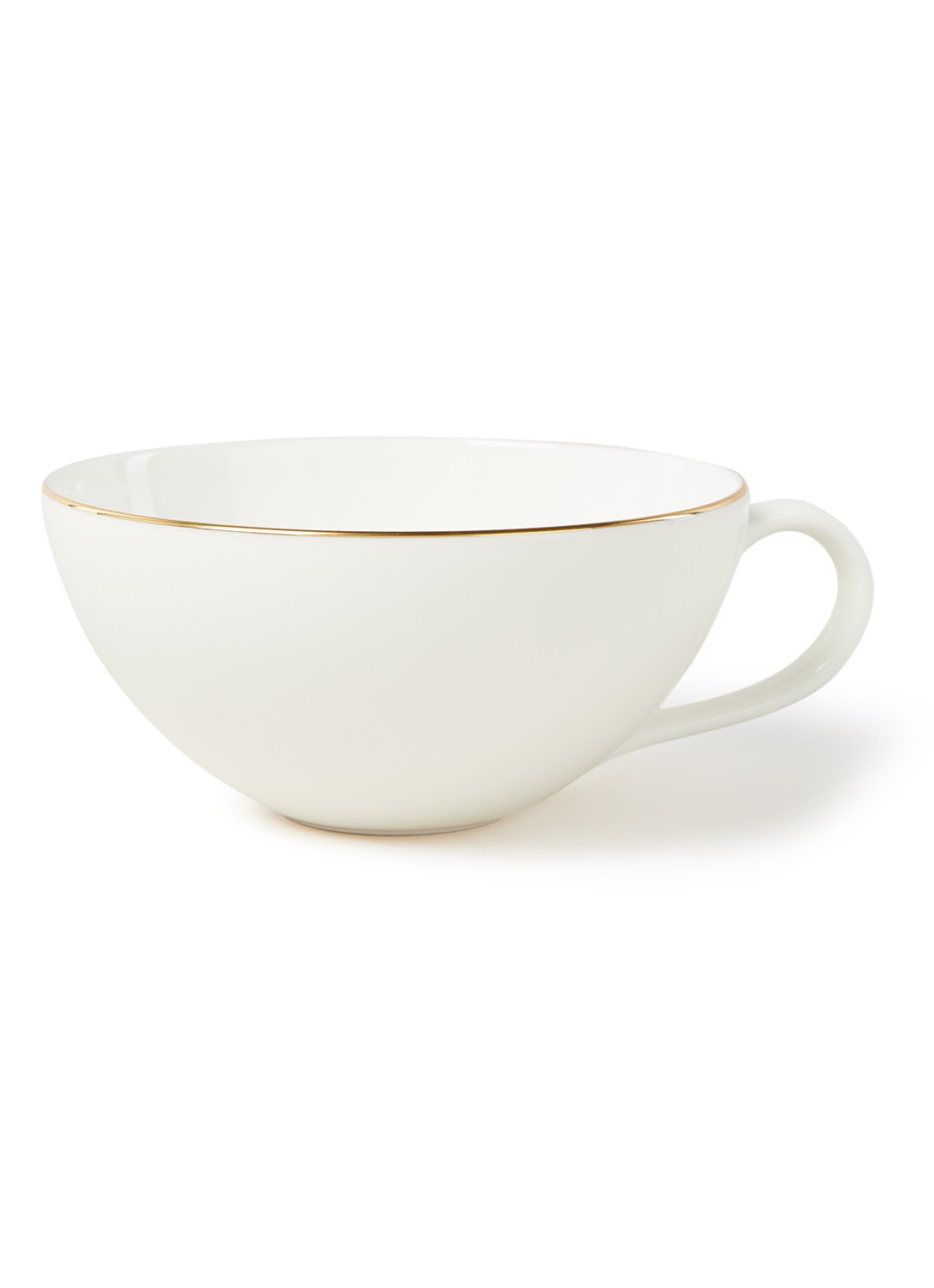 Villeroy & Boch Anmut Gold theekopje 20 cl - voorkant 2 gebroken wit