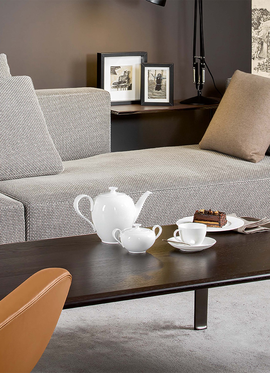Villeroy & Boch Anmut suikerpot - voorkant 2 gebroken wit