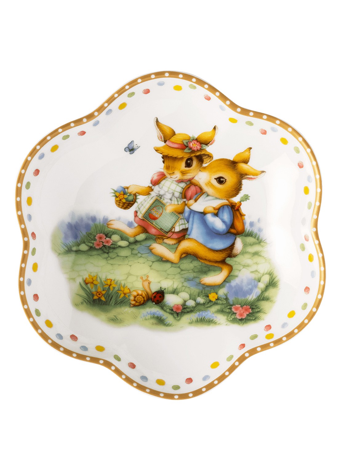 Villeroy & Boch Annual Easter Edition 2025 kom 16 cm - voorkant wit