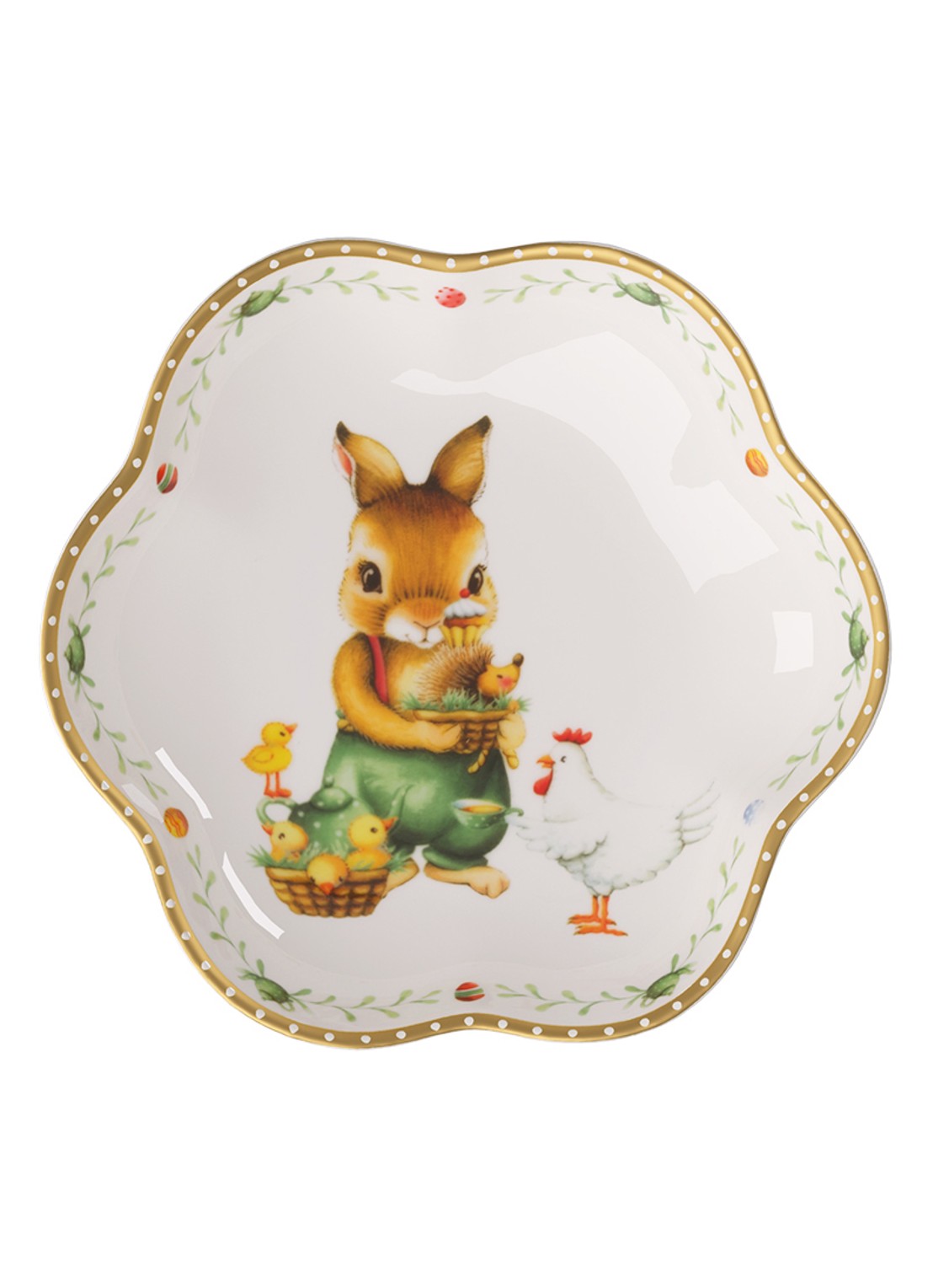 Villeroy & Boch Annual Easter Edition 2026 kom 15 cm - voorkant 2 gebroken wit
