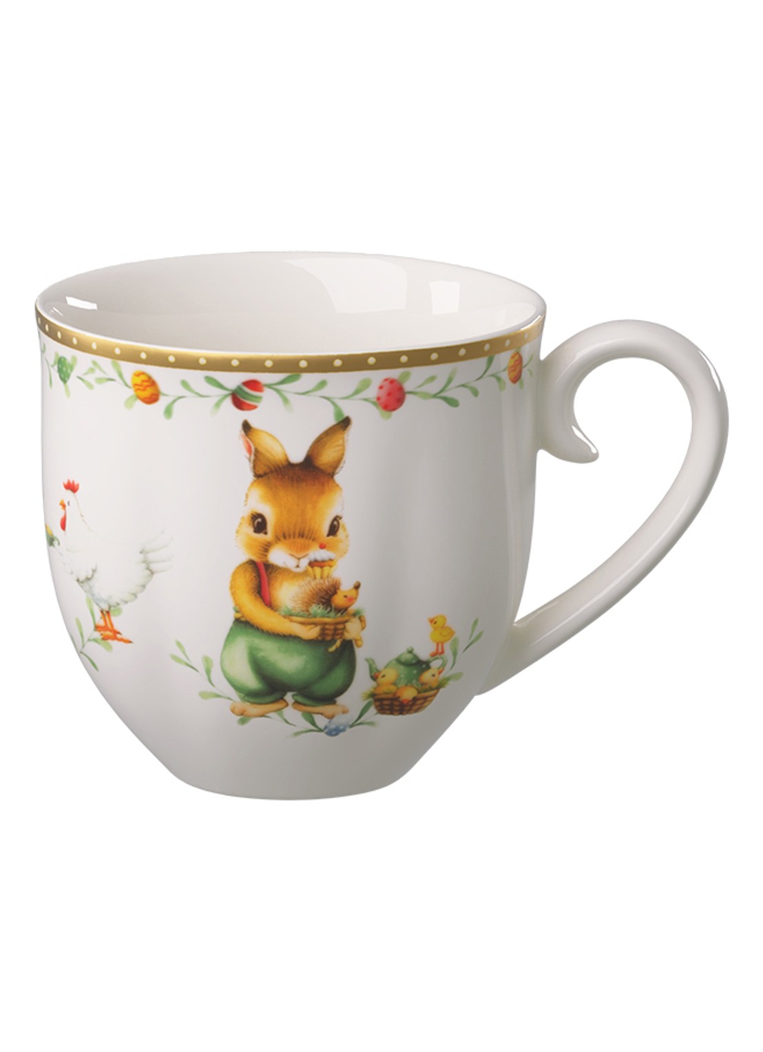 Villeroy & Boch Annual Easter Edition 2026 mok 39 cl - voorkant 2 gebroken wit