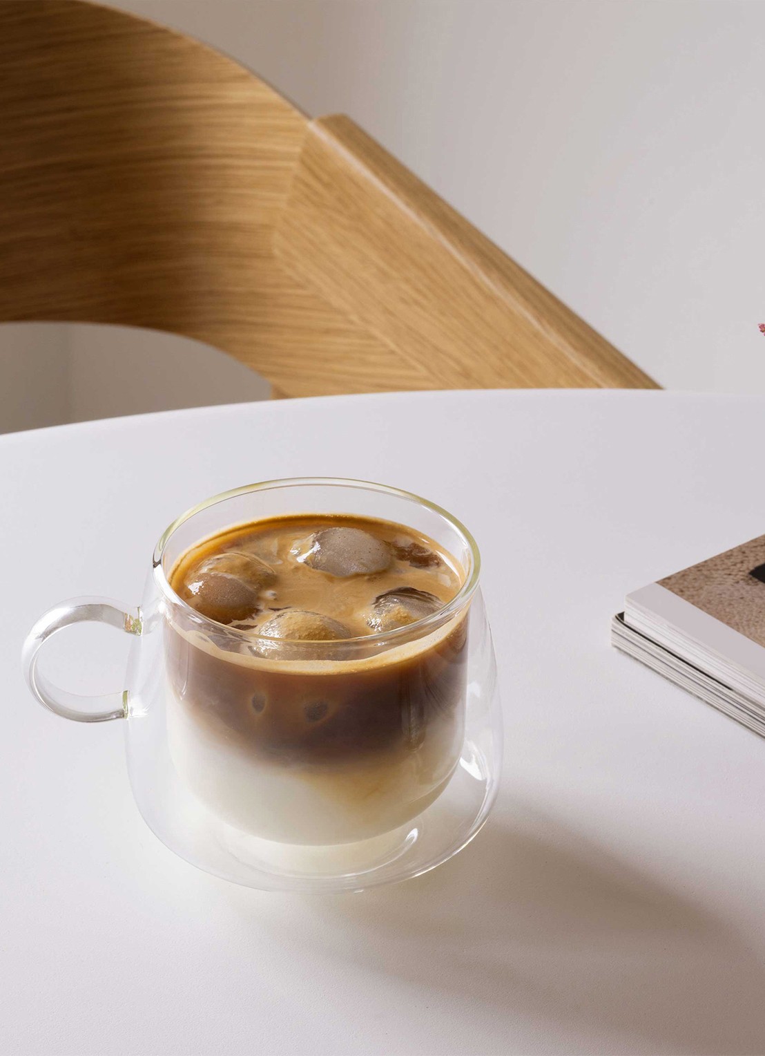 Villeroy & Boch Artesano dubbelwandig cappuccinoglas 25 cl set van 2 - voorkant 5 transparant