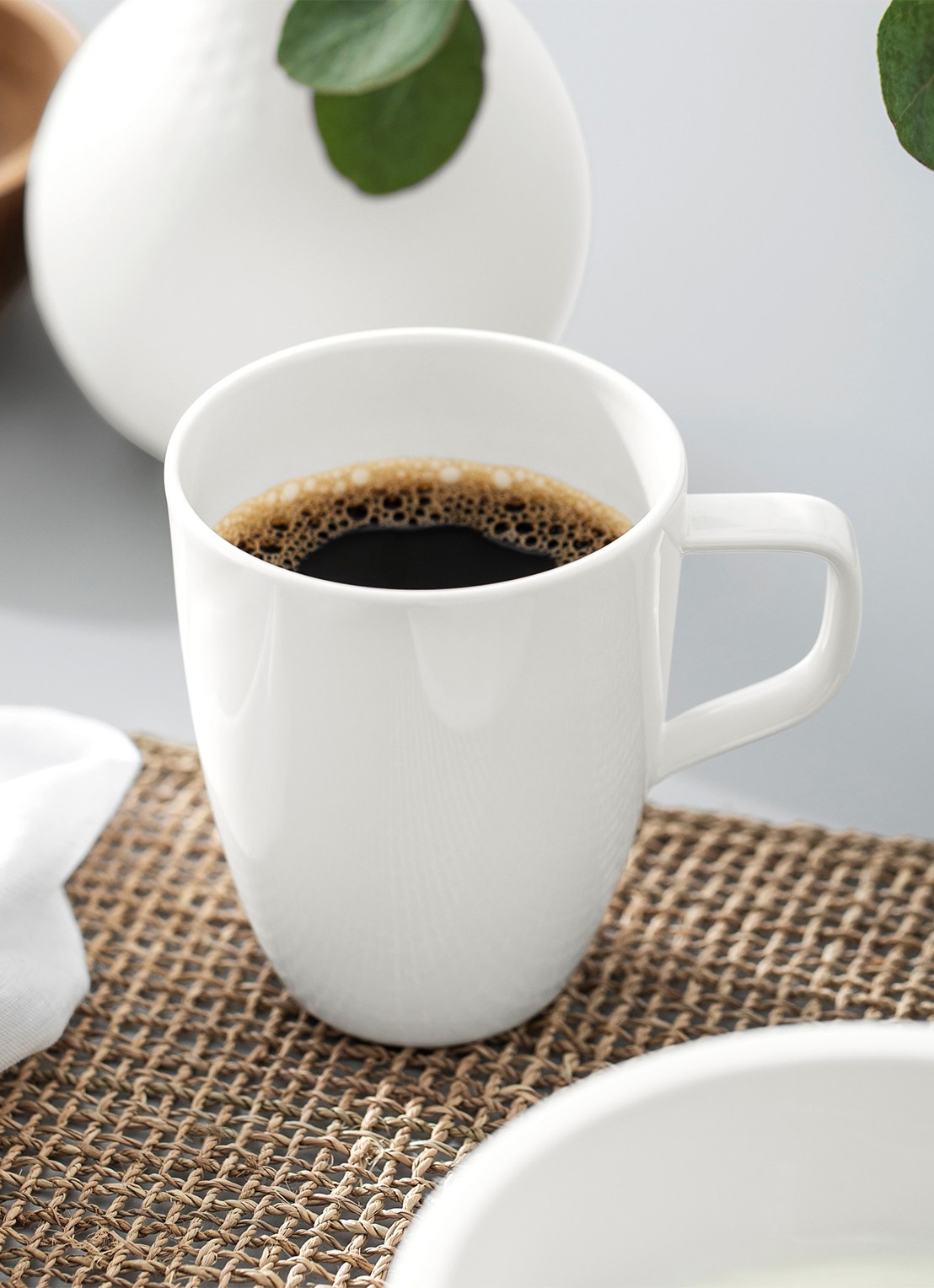 Villeroy & Boch Artesano mok 38 cl - detail gebroken wit