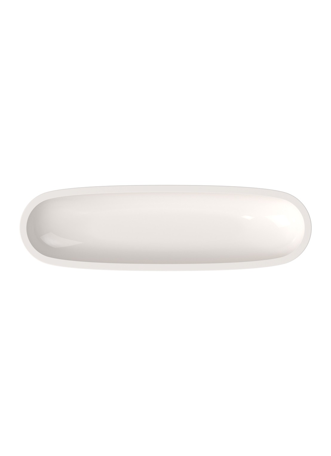 Villeroy & Boch Artesano Original olijvenschaal 28 cm - voorkant 3 gebroken wit