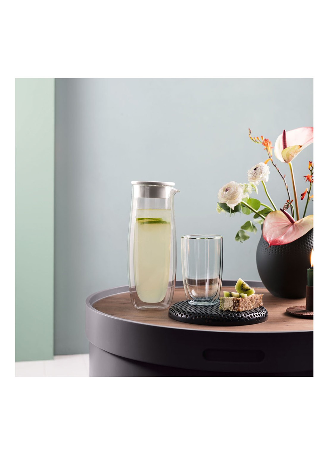 Villeroy & Boch Artesano waterkaraf 1 liter - detail transparant
