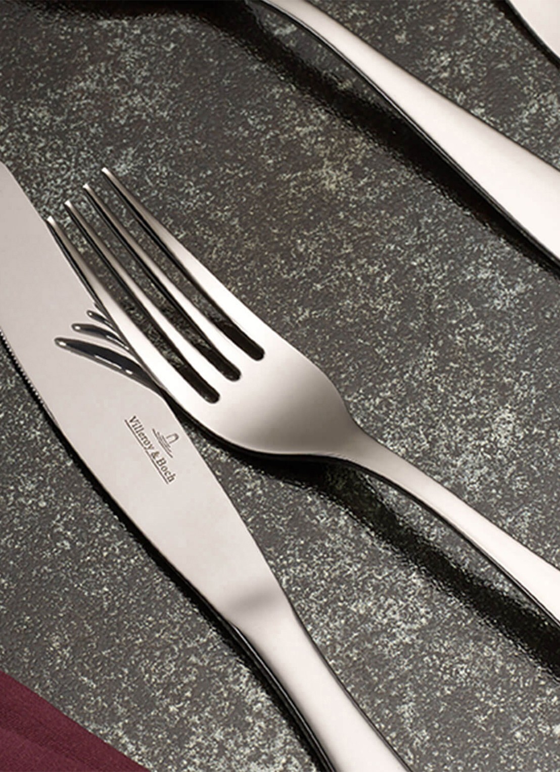 Villeroy & Boch Arthur bestekset 30-delig  - achterkant zilver