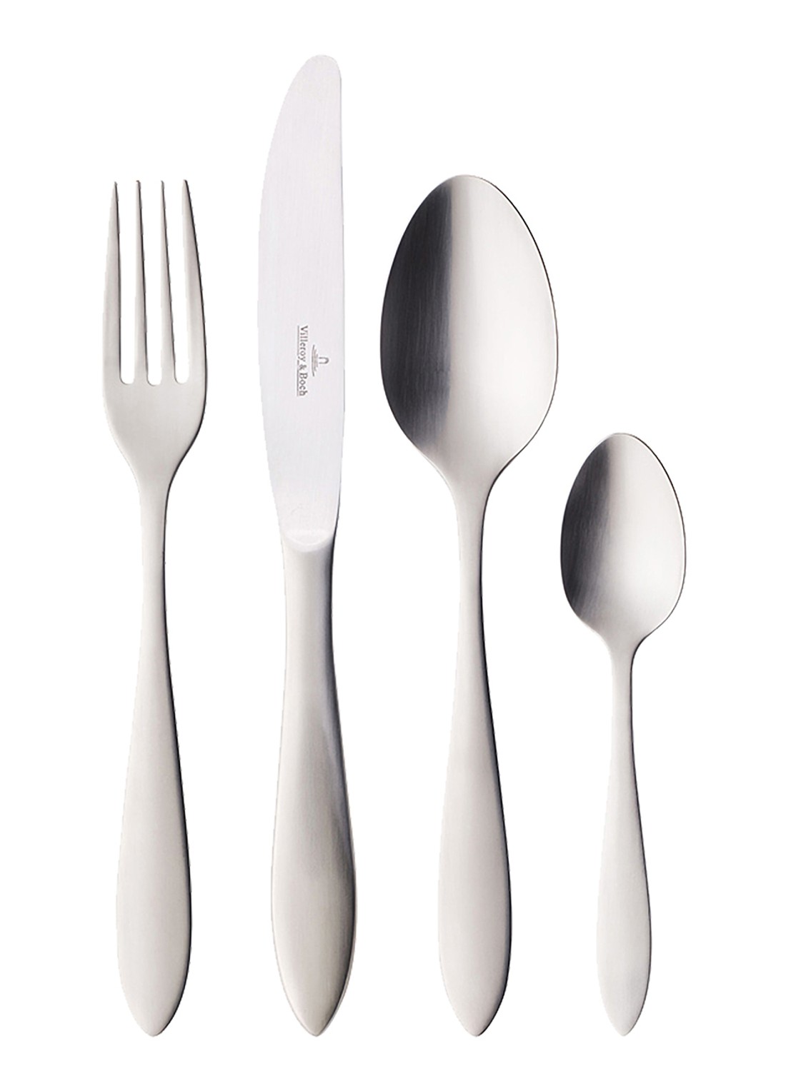 Villeroy & Boch Arthur Brushed bestekset 24-delig - voorkant roestvrijstaal