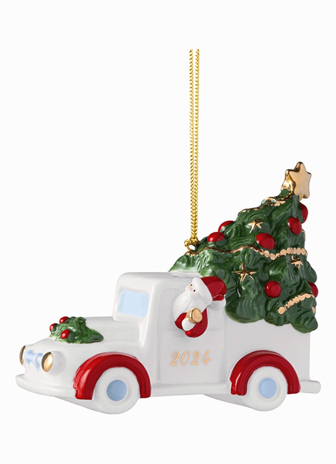Villeroy & Boch Auto kersthanger 8,6 cm - voorkant multicolor