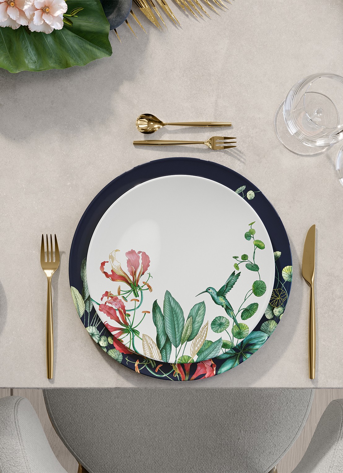 Villeroy & Boch Avarua dinerbord 27 cm - voorkant 5 gebroken wit