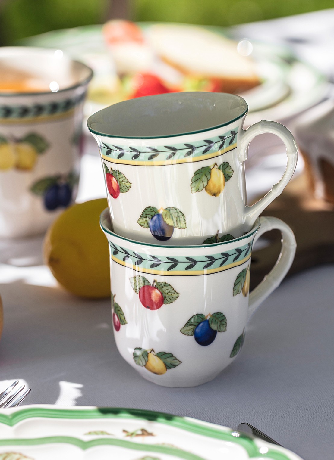 Villeroy & Boch Becher mit Henkel   Genie?en m - detail 4 lindegroen
