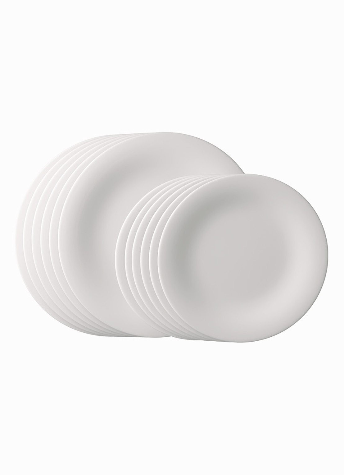 Villeroy & Boch bordenset 12-delig - voorkant gebroken wit