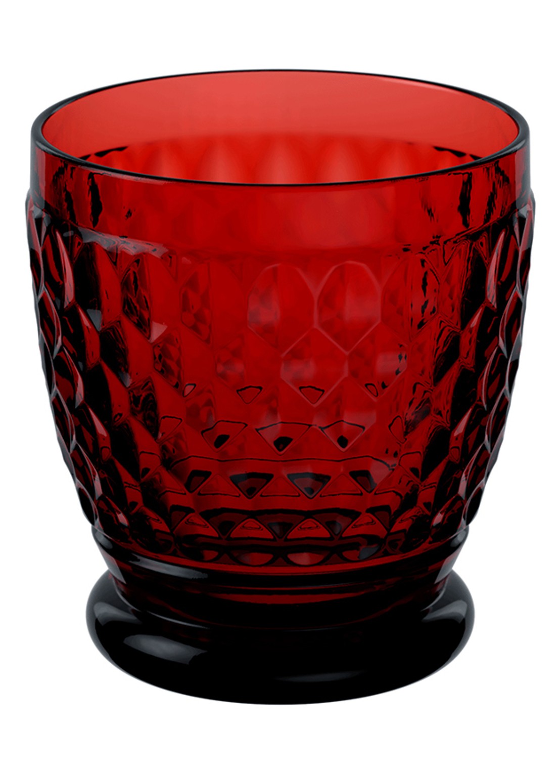Villeroy & Boch Boston Coloured drinkglas 330 ml - voorkant steenrood