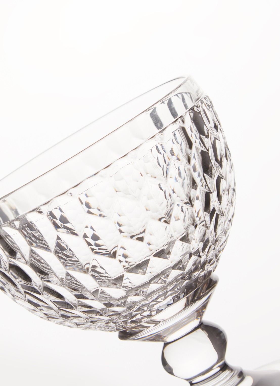 Villeroy & Boch Boston dessertcoupe 11 cm  - detail transparant