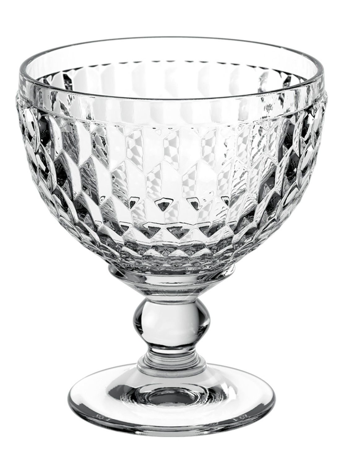 Villeroy & Boch Boston dessertcoupe 11 cm  - voorkant 2 transparant
