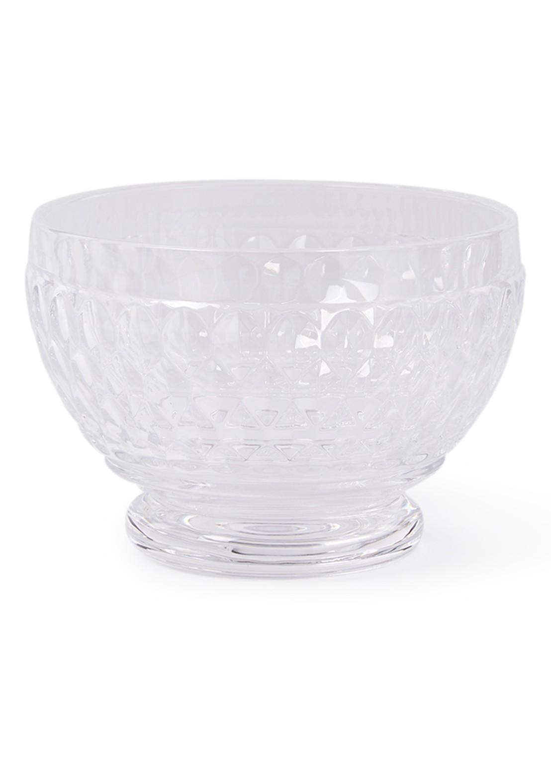 Villeroy & Boch Boston dessertschaal 11,5 cm - voorkant transparant