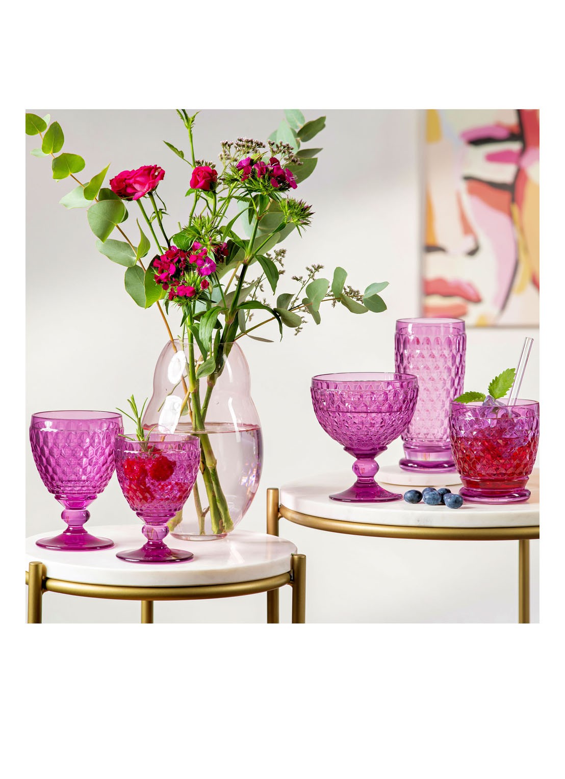 Villeroy & Boch Boston longdrink glas 30 cl - detail 3 paars