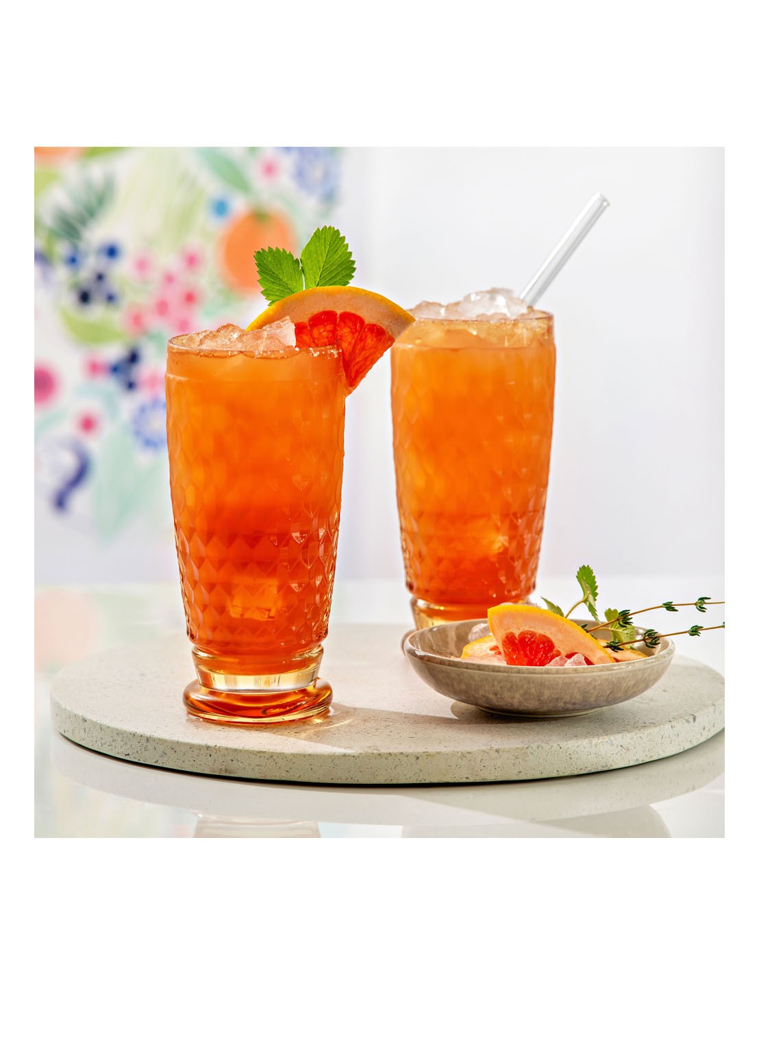 Villeroy & Boch Boston longdrink glas 30 cl - voorkant 2 orange