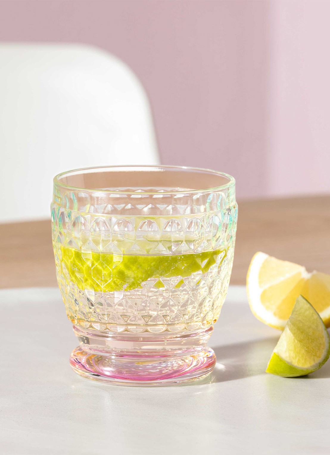 Villeroy & Boch Boston Pearl waterglas 20 cl - voorkant 2 transparant
