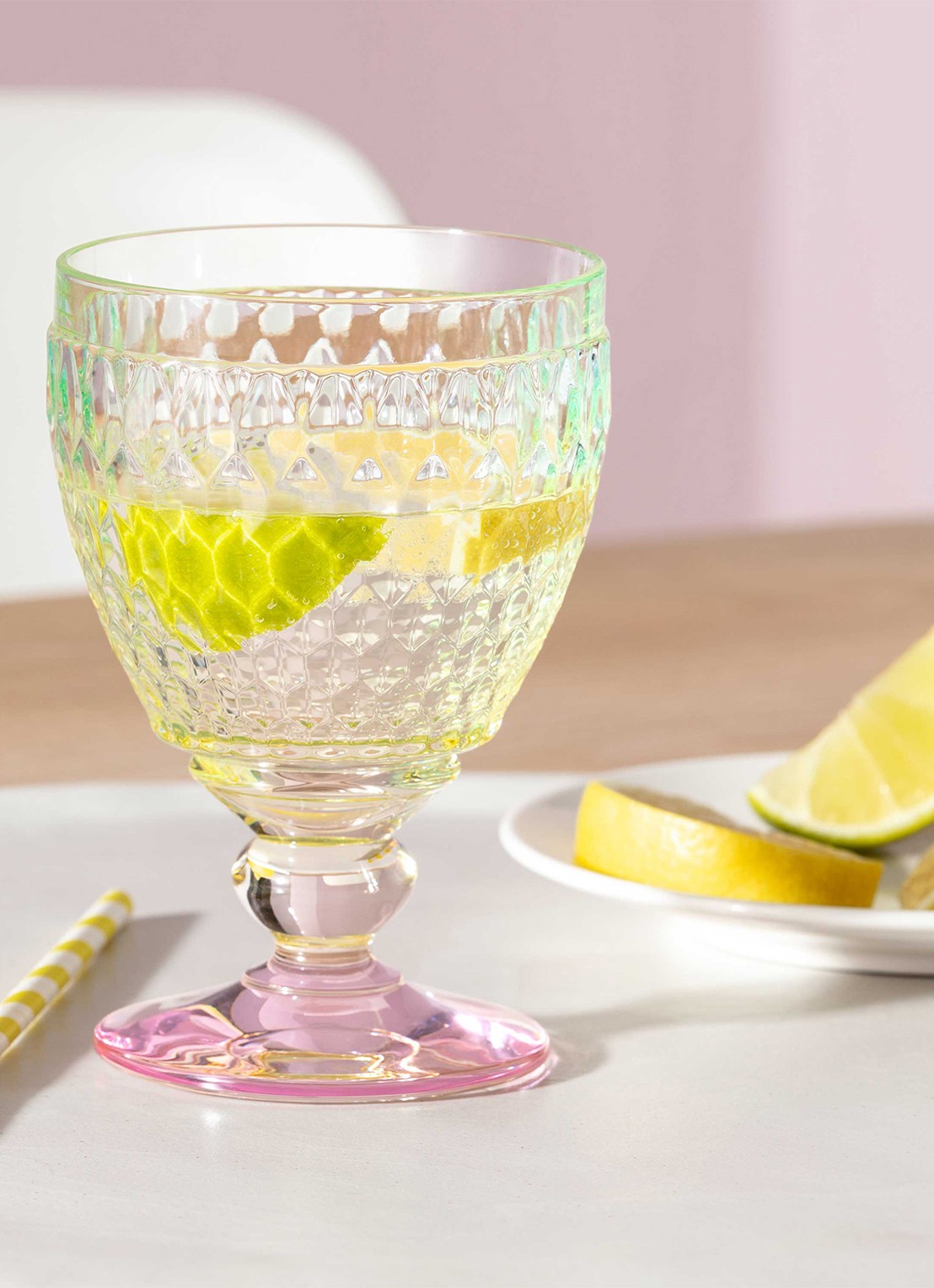 Villeroy & Boch Boston Pearl waterglas 25 cl - voorkant 2 transparant