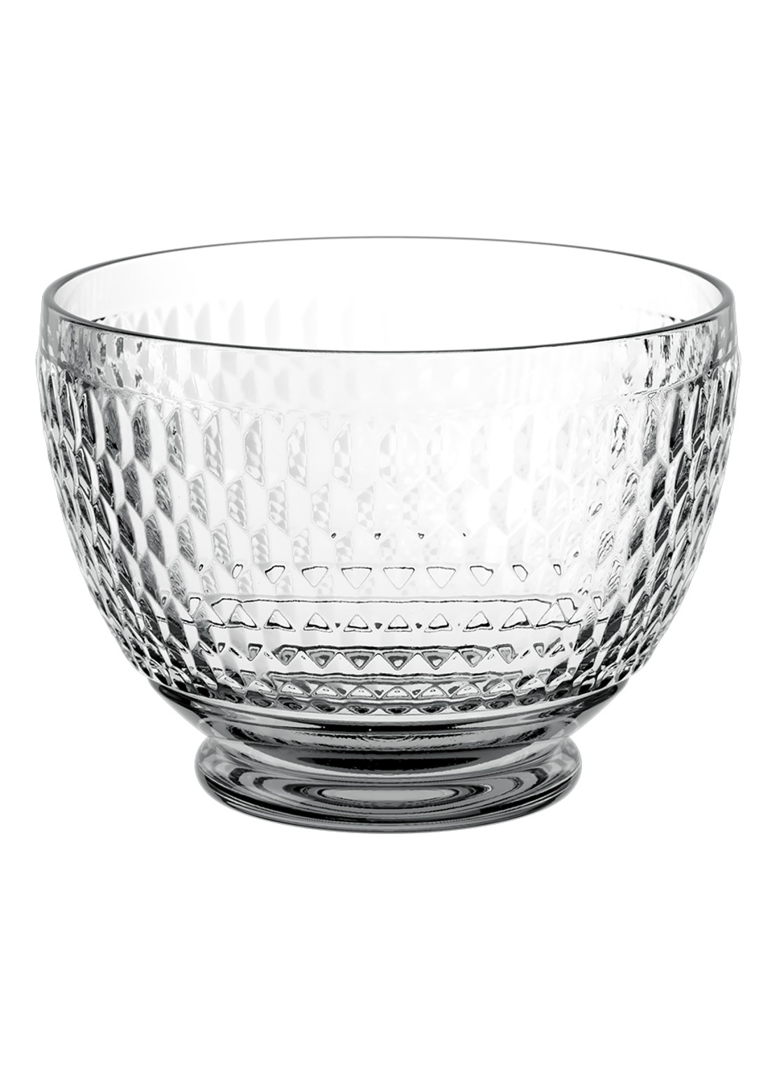 Villeroy & Boch Boston saladeschaal 21 cm - voorkant 2 transparant