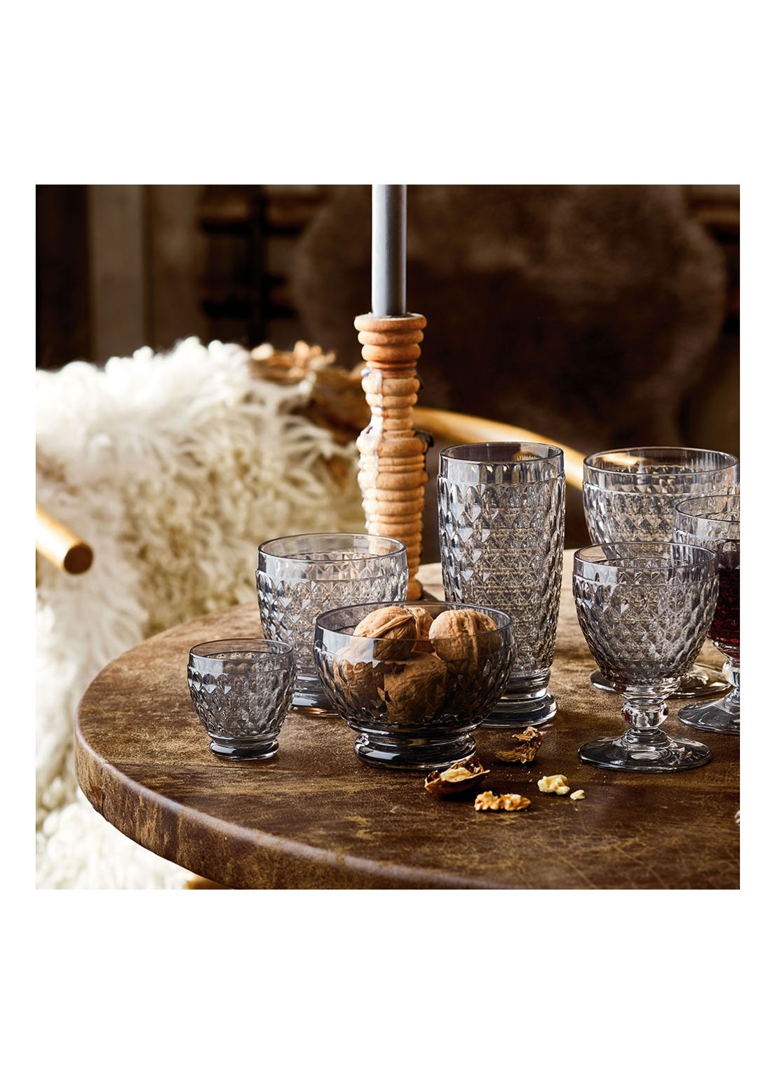 Villeroy & Boch Boston Smoke waterglas 33 cl - detail 6 grijs