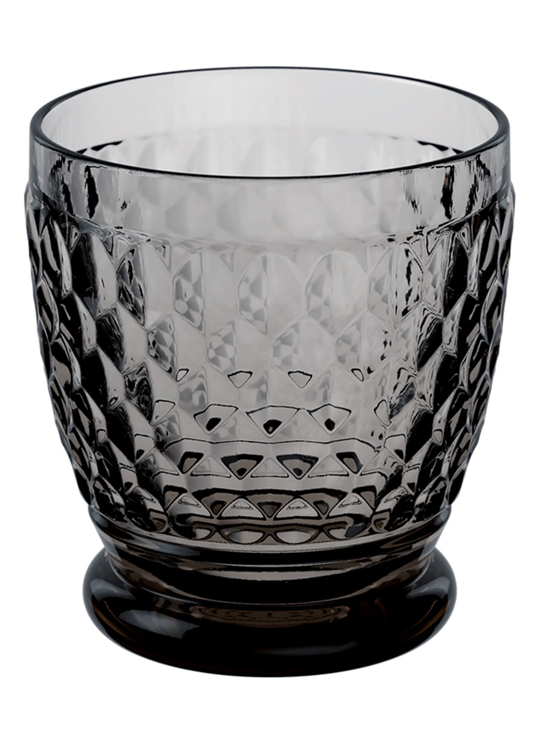 Villeroy & Boch Boston Smoke waterglas 33 cl - voorkant grijs