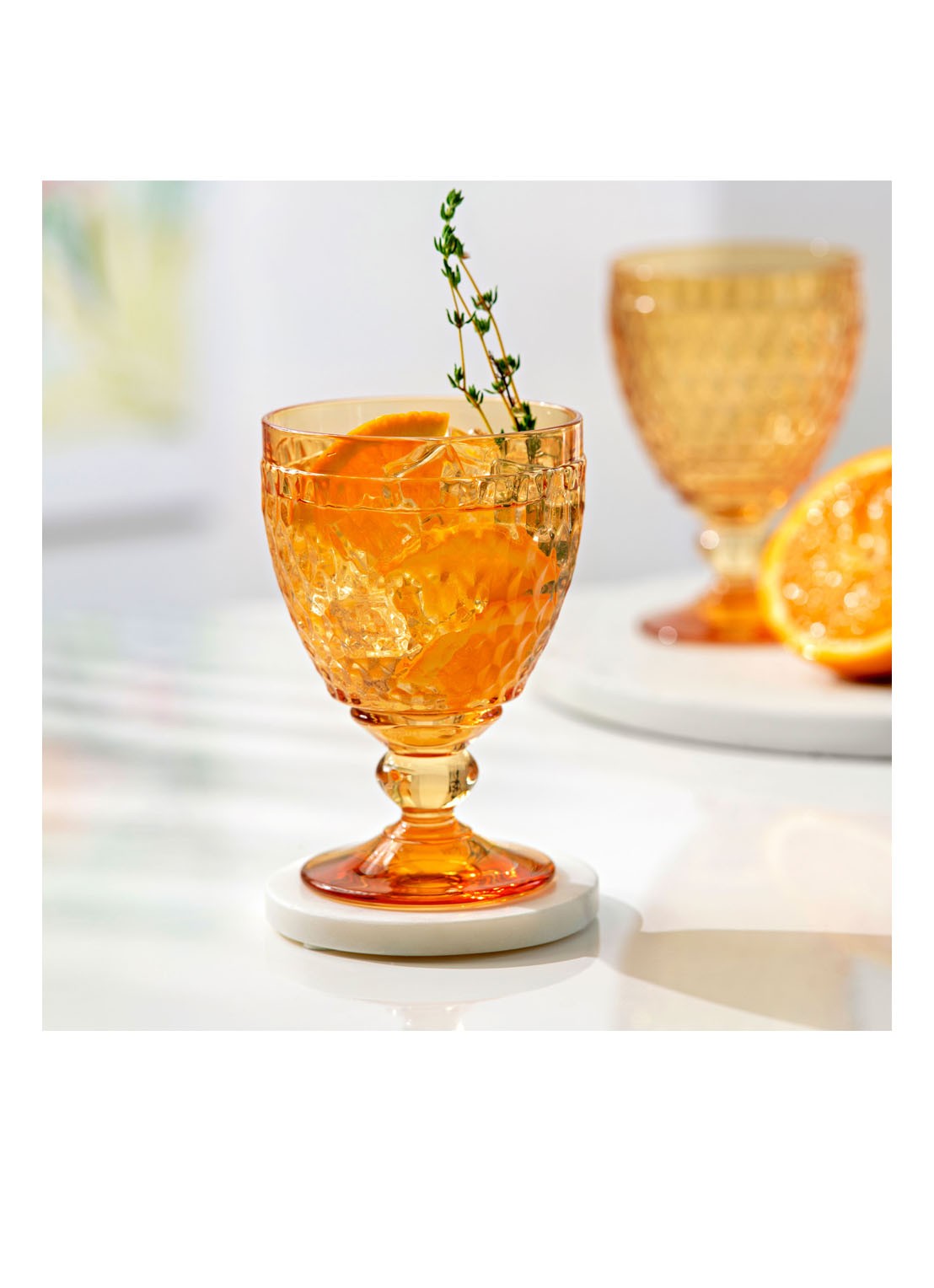 Villeroy & Boch Boston waterglas 25 cl - voorkant 3 orange