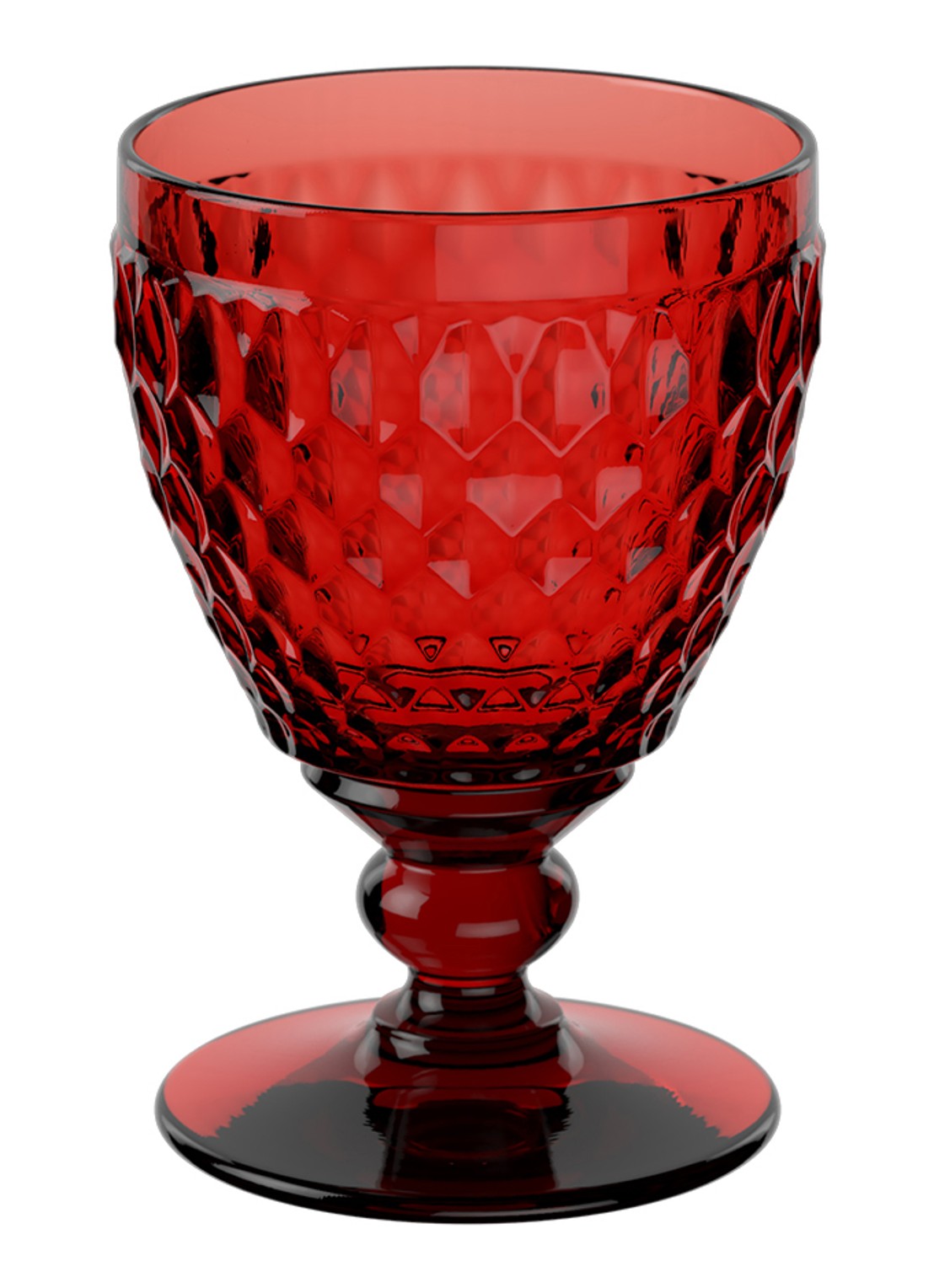 Villeroy & Boch Boston wijnglas 23 cl - voorkant steenrood