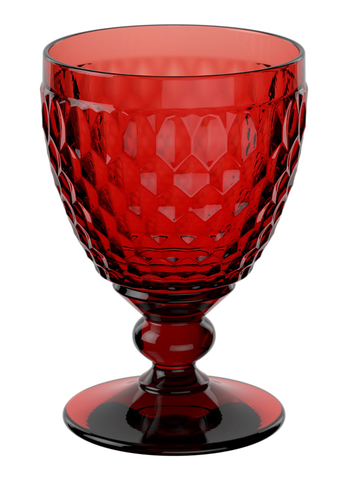 Villeroy & Boch Boston wijnglas 31 cl - voorkant steenrood