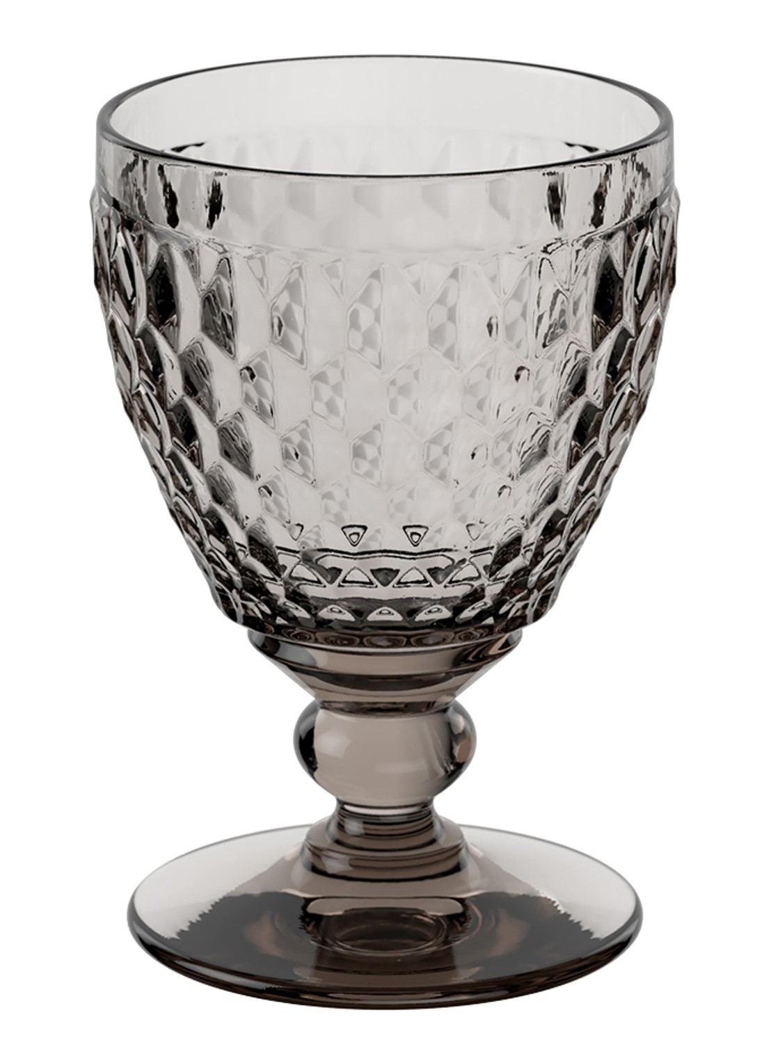 Villeroy & Boch Boston witte wijnglas 12,5 cl - voorkant grijs